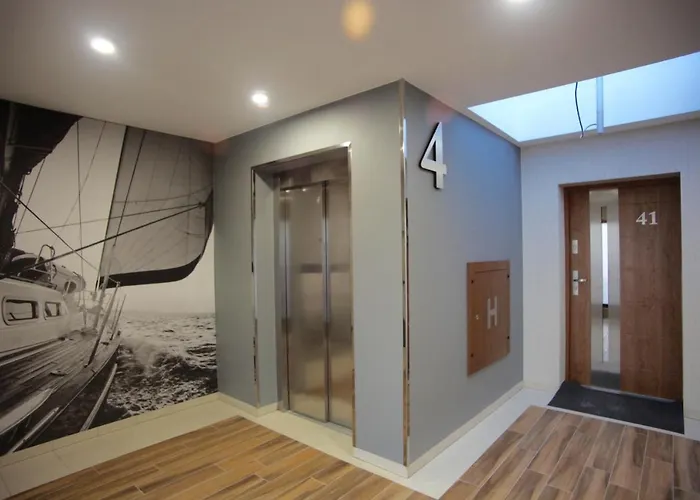 Aquarius Penthouse Lägenhet Ustka